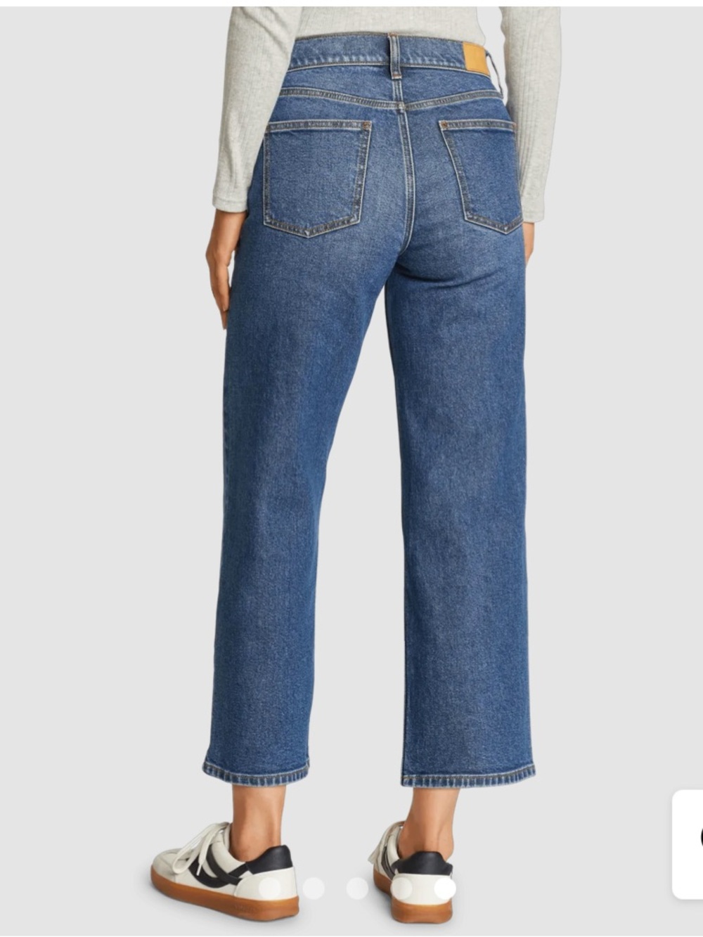 Eddie Bauer authentic Voyager every day, easy crop high rise jeans NEW NWT - Picture 2 of 10